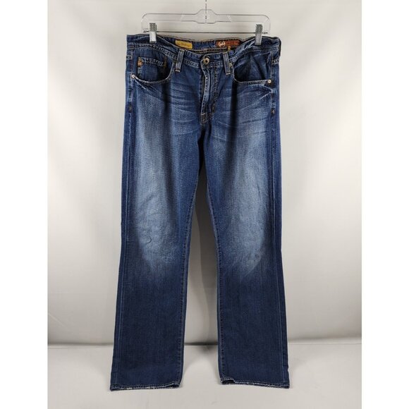Adriano Goldschmied AG Jeans Mens 34x34 Blue The Protege Straight Leg USA - Picture 1 of 11